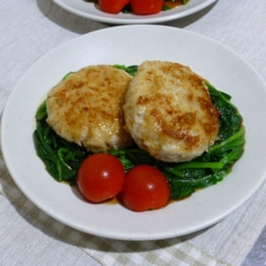 ★鶏と蓮根のハンバーグ★